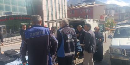 Hakkari Belediyesi Zabıta ekiplerinden yoğun denetim