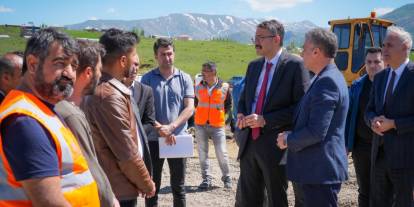 Vali Çelik’ten Yüksekova OSB alanına inceleme