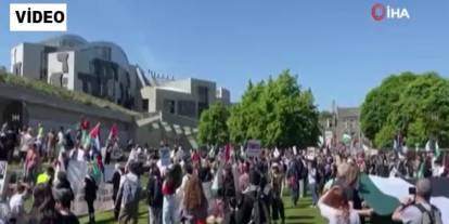 Gazze İçin İskoçya’dan Adalet Yürüyüşü