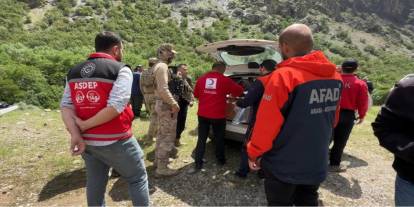 Kızılay'dan arama çalışmalarına sıcak destek