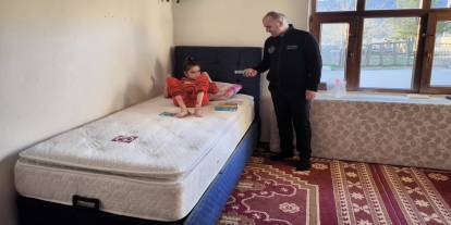 Başkan Aydoğdu Özel Gereksinimli Çocukları Sevindirmeye devam ediyor