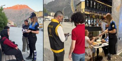Hakkari polisi bilgilendirmeye devam ediyor