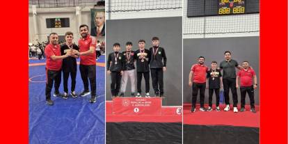 U15 Güreş Şampiyonası'nda Büyük Başarı