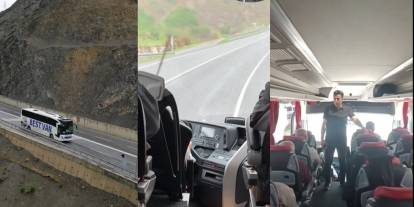 Hakkari'de yolcu otobüslerine sivil polis denetimi