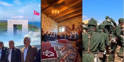 Dengbêjlerden Çanakkale şehitliği’nde duygulu ağıt