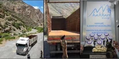 Hakkari’de Tırda 66 kilo Metamfetamin ele geçirildi