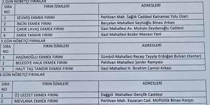 Hakkari'de Kurban Bayramında Nöbetçi Fırınlar