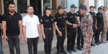 Emniyet Müdürü Yılmaz sınırda bayram mesaisinde