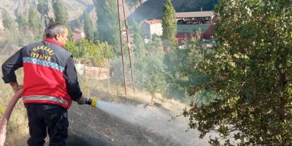 Hakkari itfaiyesinden yoğun yangın mesaisi