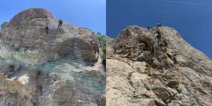 Hakkari Mir Kalesi'nde ıslah çalışmaları başladı
