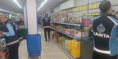 Zabıta ekiplerinden hijyen ve etiket denetimi