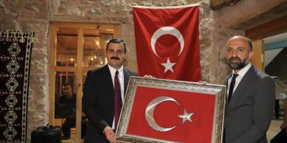 Başkan Demir'den Kaymakam Kumcu'ya veda yemeği