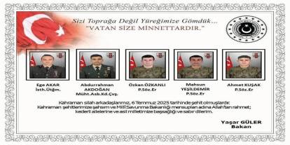 MSB: Şehit sayısı 12'ye yükseldi