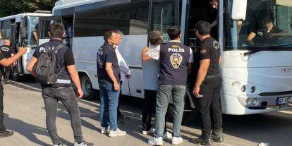 Sahte kiralık araç operasyonu 72 gözaltı