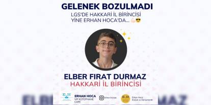 Gelenek bozulmadı! Hakkari İl birincisi yine VİP Kütüphane’den