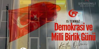 Başkan Şakar: “Zaferin Adı: Türkiye”
