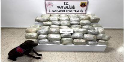 70 kilo skunk madde ele geçirildi