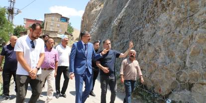 Vali Çelik, Mir Kalesi’ndeki Islah çalışmalarını denetledi