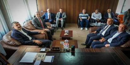 Vali Ali Çelik’ten Belediye Ziyareti