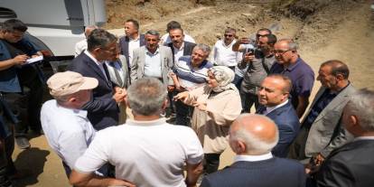 Vali Çelik Büyükçiftlik’te Dere Islahını İnceledi