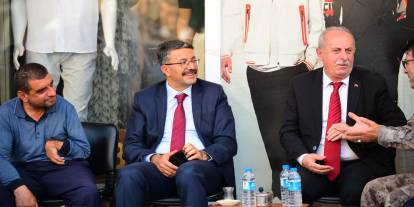 Vali Çelik: “Her zaman halkımızın yanındayız”