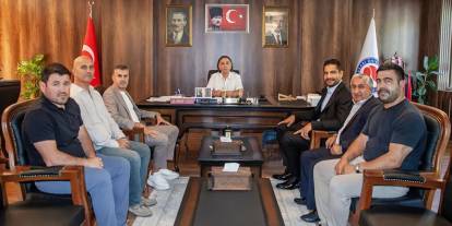 TGF Başkanı Akgül'den Rektör Gençcelep'e ziyaret