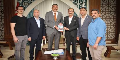 Şehit Gazi Sendikası heyetinden Vali Ali Çelik’e ziyaret