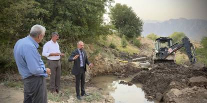 Başkan Demir, su ve mesire alanında incelemelerde bulundu