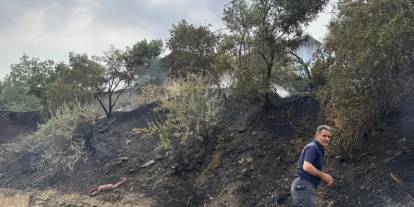 Hakkari'de çıkan yangın kontrol altına alındı