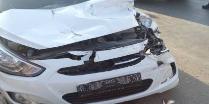 Yüksekova'da trafik kazası 2 yaralı