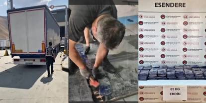 İran plakalı araçta uyuşturucu ele geçirildi
