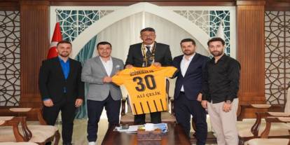 Üzümkıran Spor'dan Vali Çelik'e ziyaret