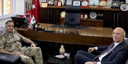 Komutan Kuşça’dan Başkan Büyüksu’ya ziyaret
