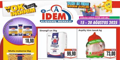 İDEM AVM'den Ağustos ayı indirimi