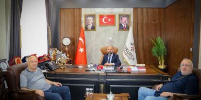 Eski Başkan Resul Kaya’dan Başkan Demir’e ziyaret