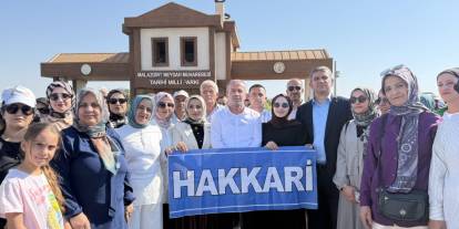 630 kişilik Hakkari ekibi tarihi parkta