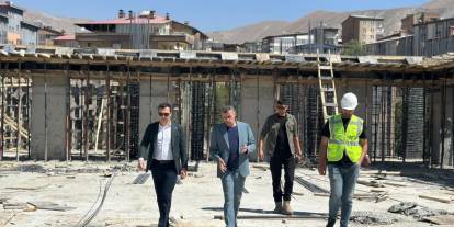 Vali Yardımcısı Zor, spor inşaatlarında incelemelerde bulundu
