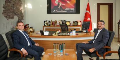 Vali Çelik’ten Başsavcı Hazinedaroğlu’na hayırlı olsun ziyareti