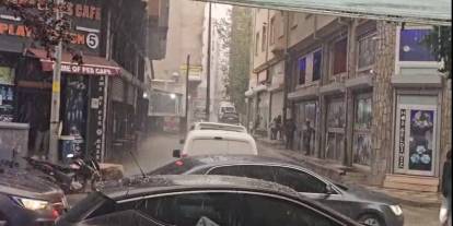 Van'da dolu yağışı etkili oldu