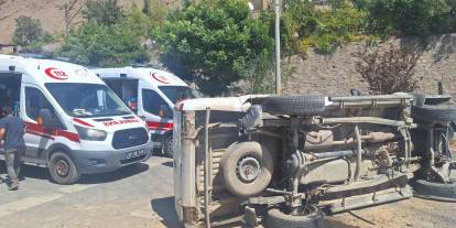Hakkari'de trafik kazası 1 yaralı