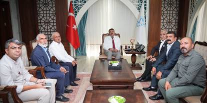 AK Parti üyelerinden Vali Çelik'e ziyaret