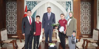 Vali Çelik'e ilköğretim haftası ziyareti