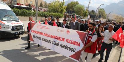 Hakkari’de 19 Eylül Gaziler Günü ekinliği düzenlendi