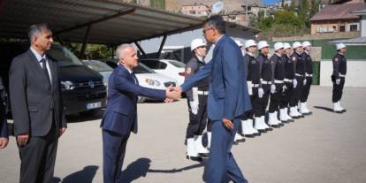 Vali Çelik'ten Müdür Ayata'ya ziyaret