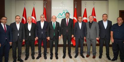 Genel Başkan Yazgan'dan Vali Çelik'e ziyaret
