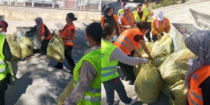Hakkari'de temizlik çalışmaları sürüyor