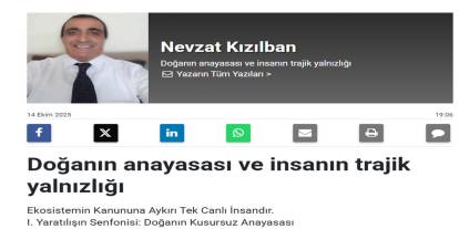 Doğanın anayasası ve insanın trajik yalnızlığı