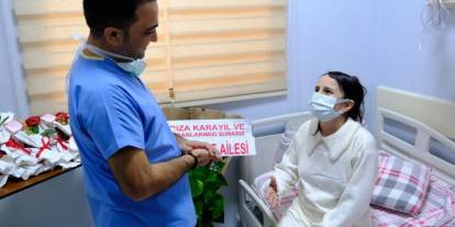Irak'taki patlamada yaralanan kadın Van'da hayata tutundu