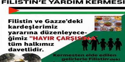 Hakkari İHH’dan Filistin’e destek kermesi