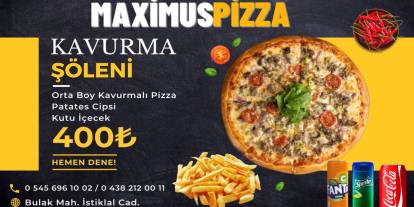Lezzet Şöleni Maximus Pizza’da